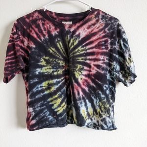 Women's tie-dyed crop top size small